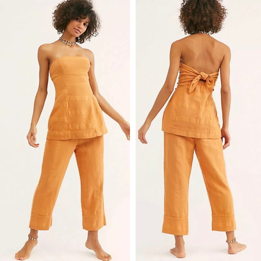 New Free People Orange This is Love Set